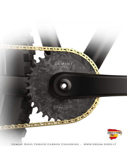 Gemini Rigel Corona MTB Direct Mount (Offset 3 mm) Ultraleggera In Carbonio Forgiato, da 39 gr.