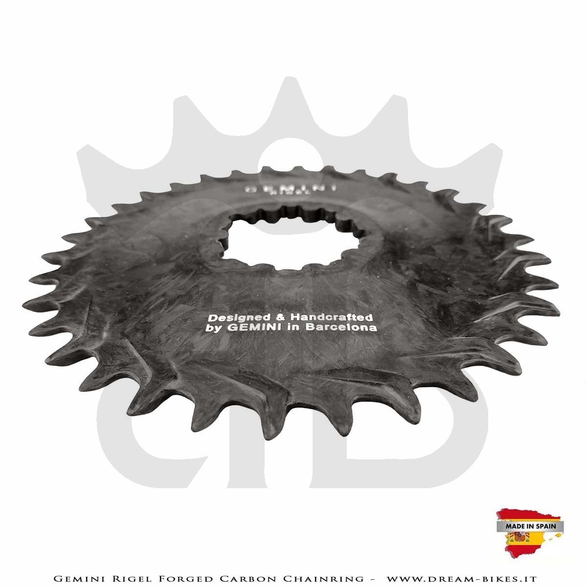 Gemini Rigel Corona MTB Direct Mount (Offset 3 mm) Ultraleggera In Carbonio Forgiato, da 39 gr.