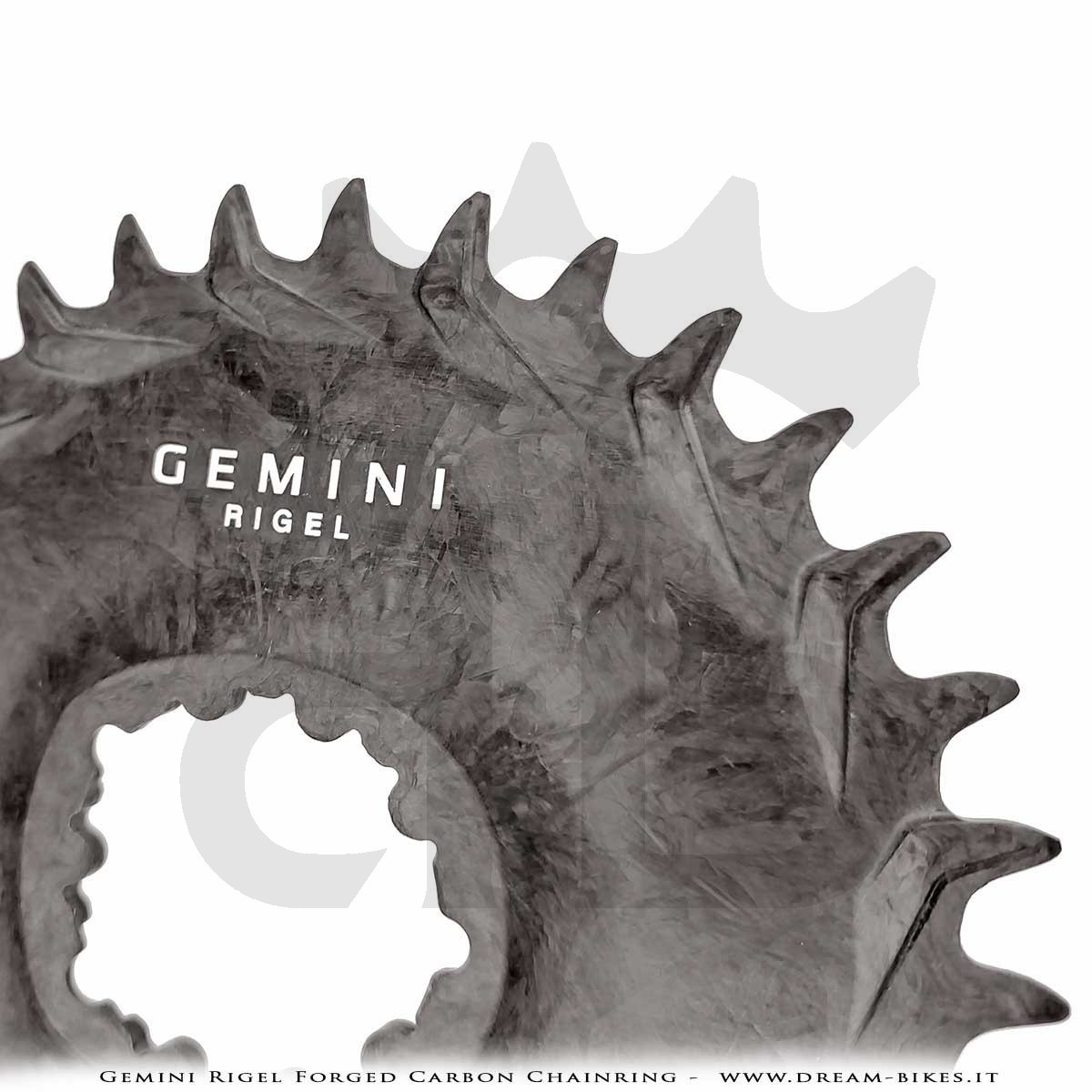 Gemini Rigel Corona MTB Direct Mount (Offset 3 mm) Ultraleggera In Carbonio Forgiato, da 39 gr.