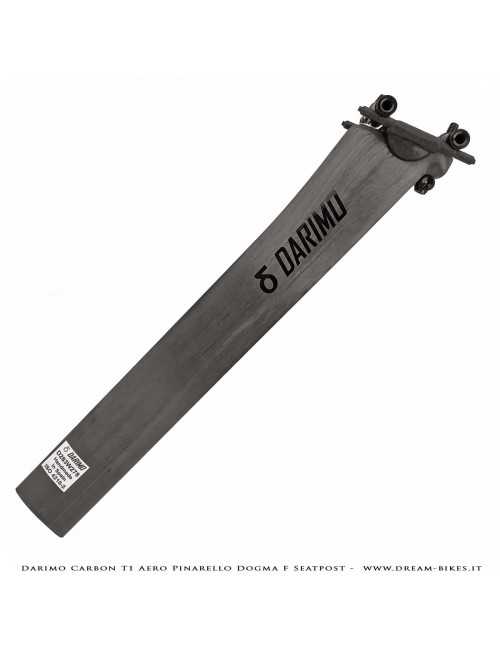 Darimo Carbon T1 Aero Pinarello Dogma F Ultralight Seatpost Straight (0 mm) - Setback (-15 mm)