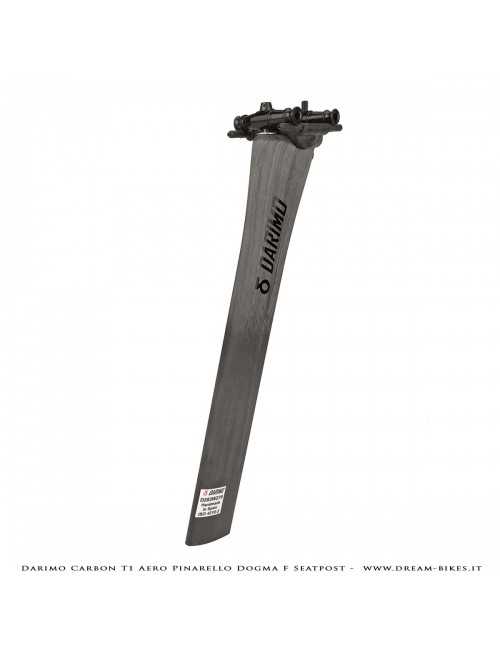 Darimo Carbon T1 Aero Pinarello Dogma F Ultralight Seatpost Straight (0 mm) - Setback (-15 mm)