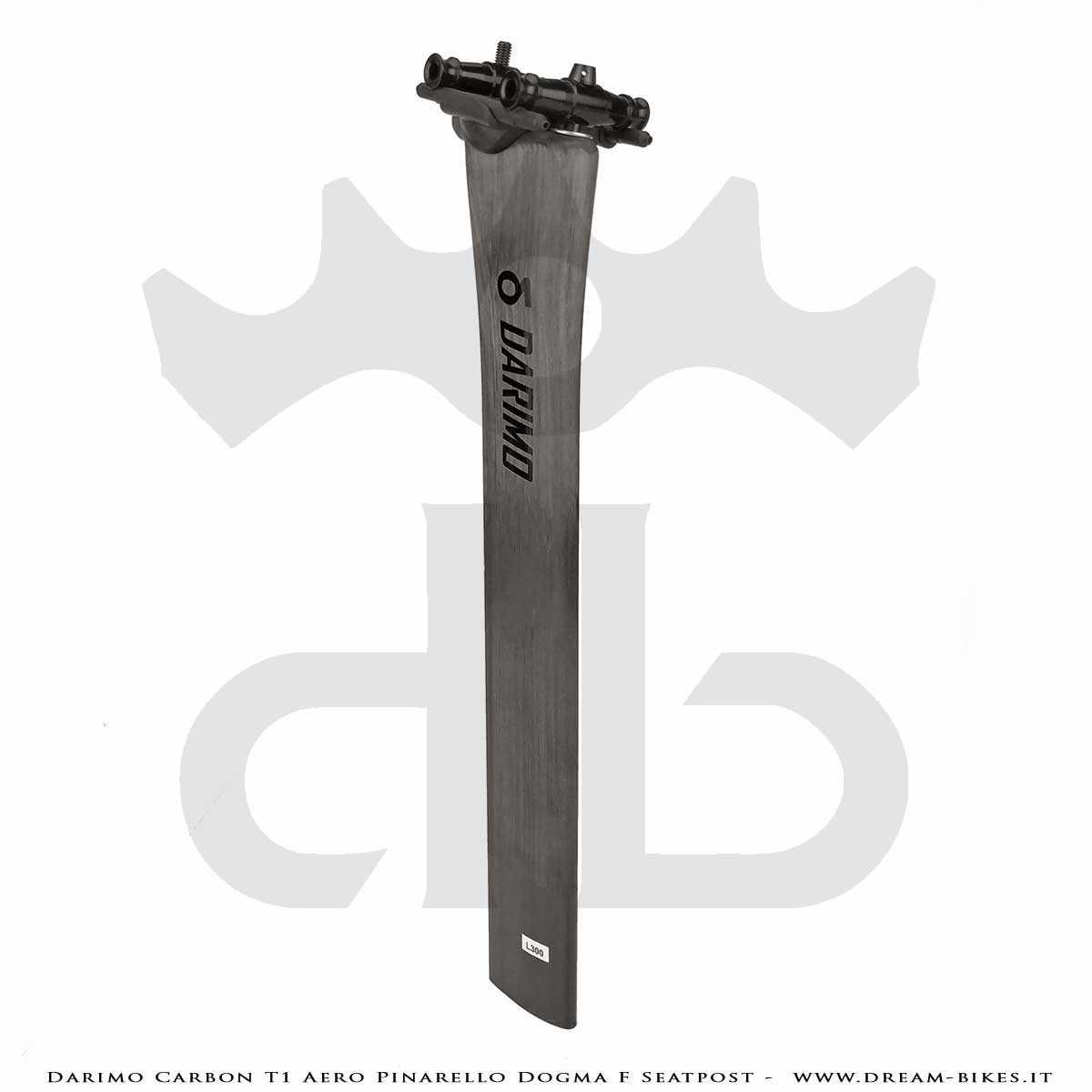 Darimo Carbon T1 Aero Pinarello Dogma F Ultralight Seatpost Straight (0 mm) - Setback (-15 mm)