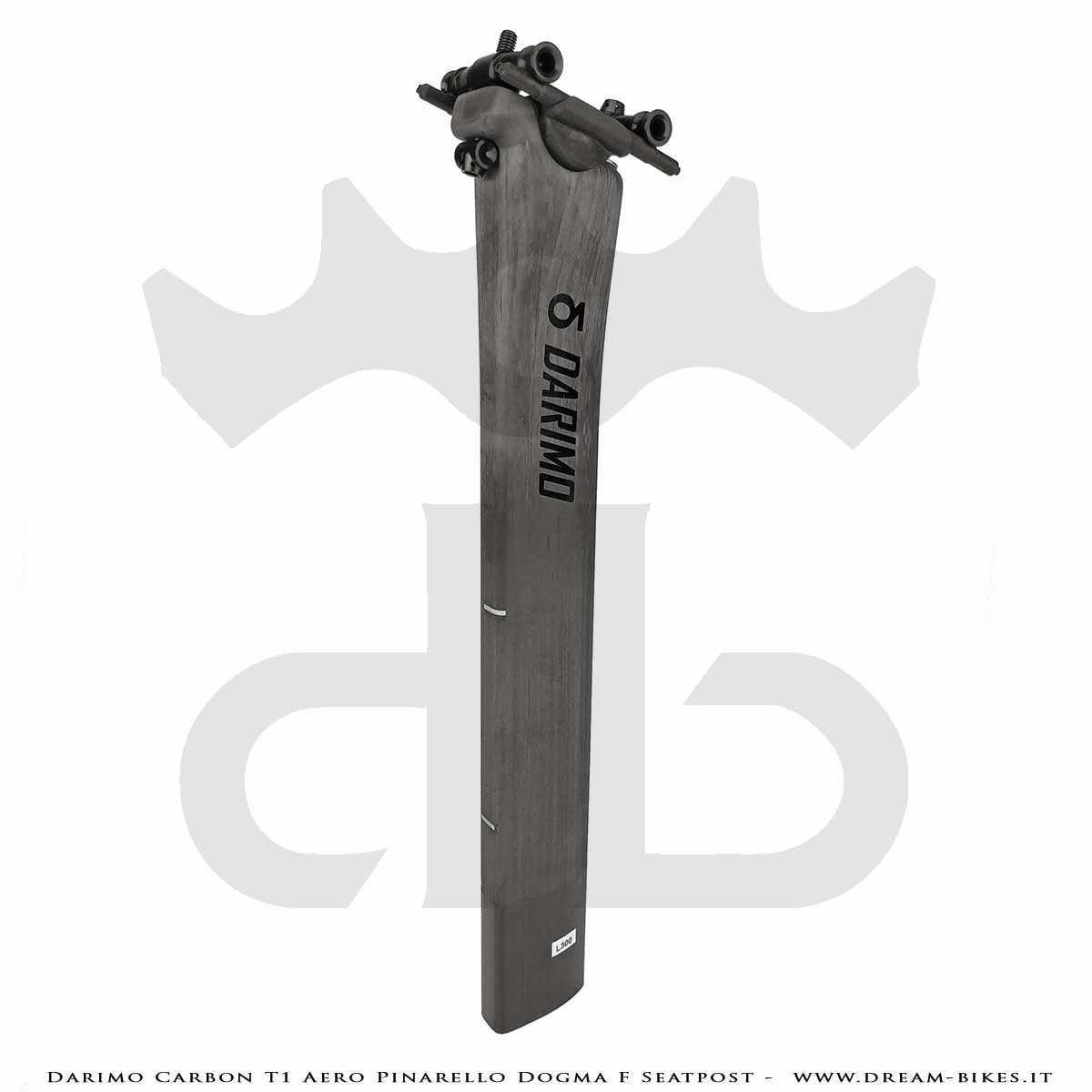 Darimo Carbon T1 Aero Pinarello Dogma F Ultralight Seatpost Straight (0 mm) - Setback (-15 mm)