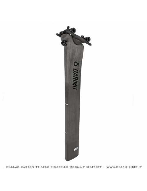 Darimo Carbon T1 Aero Pinarello Dogma F Ultralight Seatpost Straight (0 mm) - Setback (-15 mm)