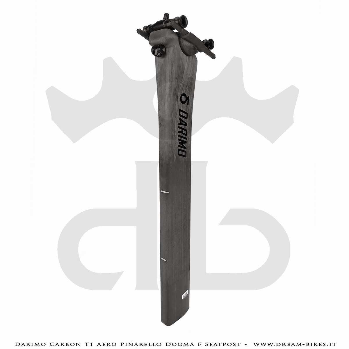 Darimo Carbon T1 Aero Pinarello Dogma F Ultralight Seatpost Straight (0 mm) - Setback (-15 mm)