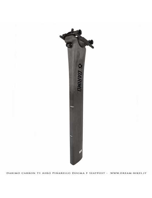 Darimo Carbon T1 Aero Pinarello Dogma F Ultralight Seatpost Straight (0 mm) - Setback (-15 mm)