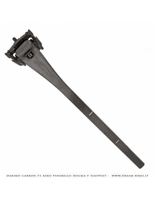 Darimo Carbon T1 Aero Pinarello Dogma F Reggisella Ultraleggero Straight (0 mm) - Setback (-15 mm)
