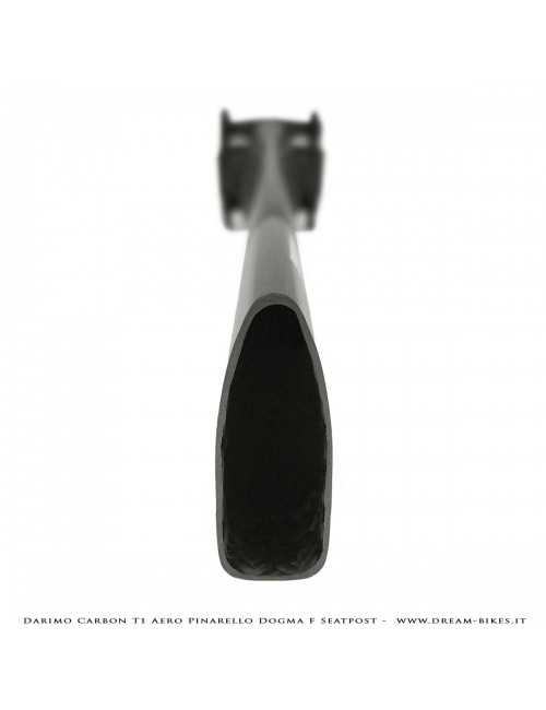 Darimo Carbon T1 Aero Pinarello Dogma F Ultralight Seatpost Straight (0 mm) - Setback (-15 mm)