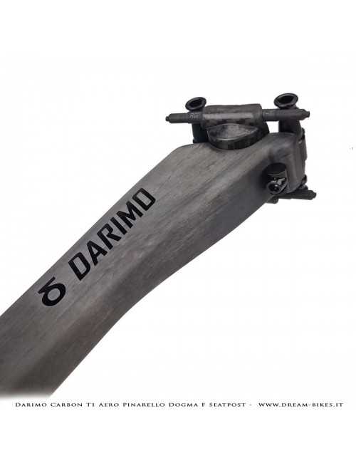 Darimo Carbon T1 Aero Pinarello Dogma F Ultralight Seatpost Straight (0 mm) - Setback (-15 mm)