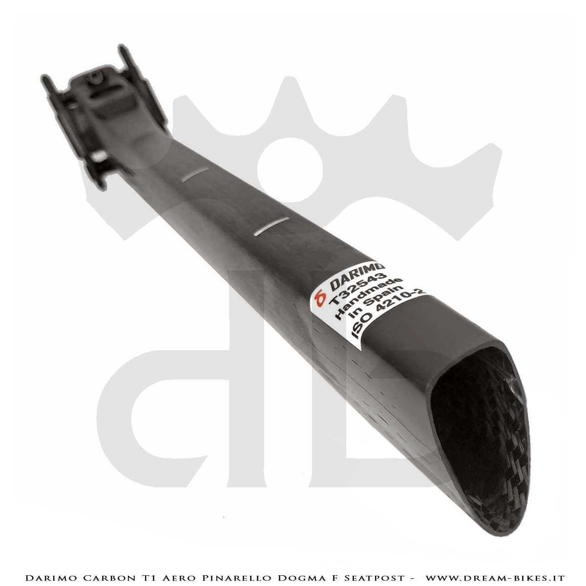Darimo Carbon T1 Aero Pinarello Dogma F Reggisella Ultraleggero Straight (0 mm) - Setback (-15 mm)