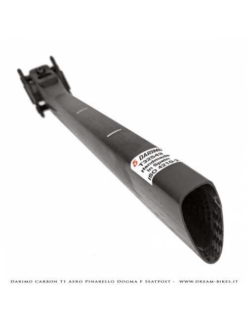 Darimo Carbon T1 Aero Pinarello Dogma F Ultralight Seatpost Straight (0 mm) - Setback (-15 mm)