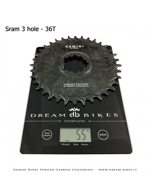 Gemini Rigel Corona MTB Direct Mount (Offset 3 mm) Ultraleggera In Carbonio Forgiato, da 39 gr.