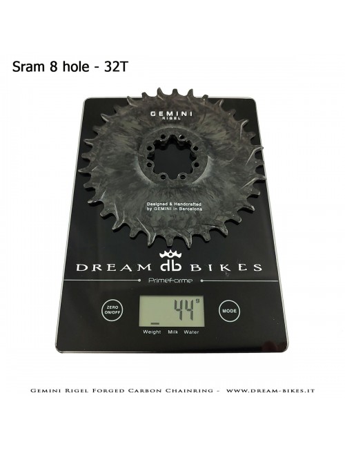 Gemini Rigel Corona MTB Direct Mount (Offset 3 mm) Ultraleggera In Carbonio Forgiato, da 39 gr.