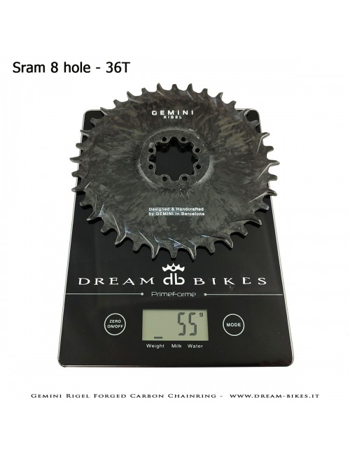 Gemini Rigel Corona MTB Direct Mount (Offset 3 mm) Ultraleggera In Carbonio Forgiato, da 39 gr.