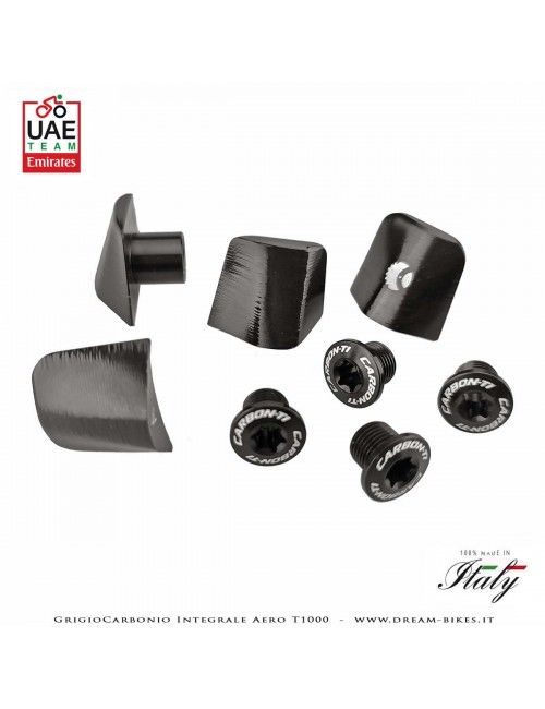 Carbon-Ti X-Fix X-Cover DA9200 Black Chainring Fixing Bolts Kit Specific For Dura-Ace 9200 12s Cranks