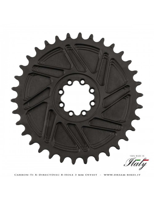 Carbon-Ti X-DirectDisc 8-Hole 3 mm Offset Corona Ultraleggera Direct Mount Per Sram Eagle XX SL, XX, XO, GX da 58 gr.