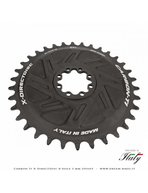 Carbon-Ti X-DirectDisc 8-Hole 3 mm Offset Corona Ultraleggera Direct Mount Per Sram Eagle XX SL, XX, XO, GX da 58 gr.