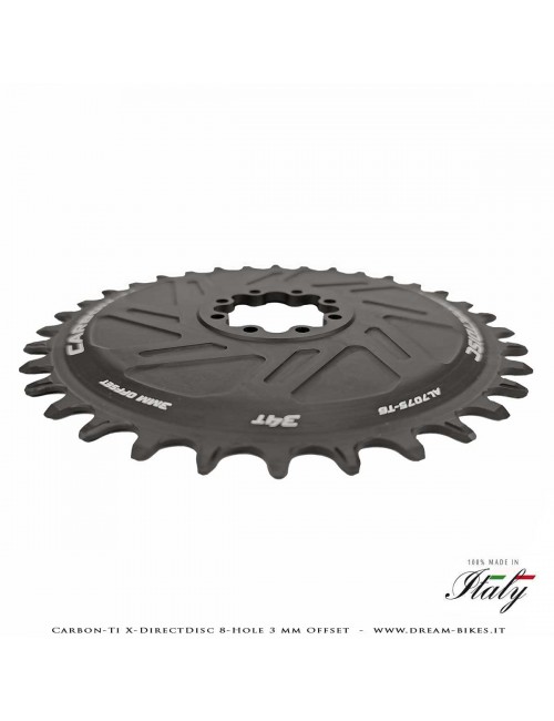 Carbon-Ti X-DirectDisc 8-Hole 3 mm Offset Corona Ultraleggera Direct Mount Per Sram Eagle XX SL, XX, XO, GX da 58 gr.