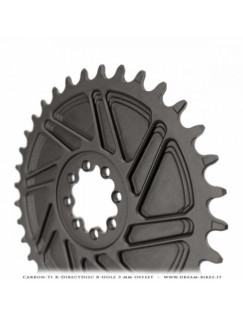 Carbon-Ti X-DirectDisc 8-Hole 3 mm Offset Corona Ultraleggera Direct Mount Per Sram Eagle XX SL, XX, XO, GX da 58 gr.