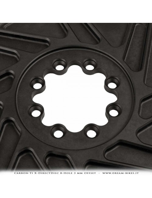 Carbon-Ti X-DirectDisc 8-Hole 3 mm Offset Corona Ultraleggera Direct Mount Per Sram Eagle XX SL, XX, XO, GX da 58 gr.