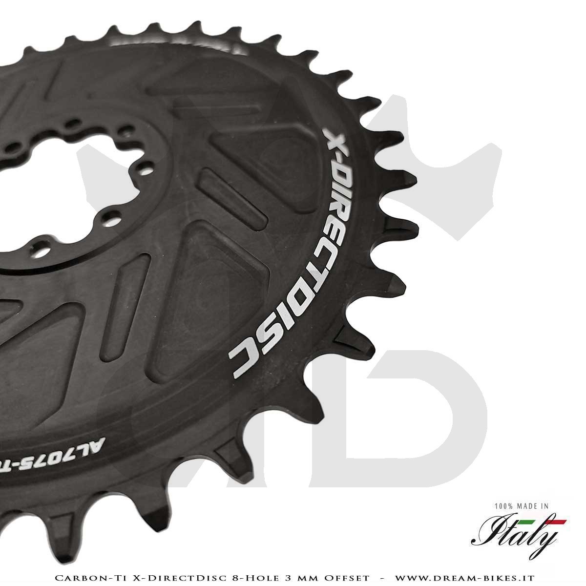 Carbon-Ti X-DirectDisc 8-Hole 3 mm Offset Corona Ultraleggera Direct Mount Per Sram Eagle XX SL, XX, XO, GX da 58 gr.