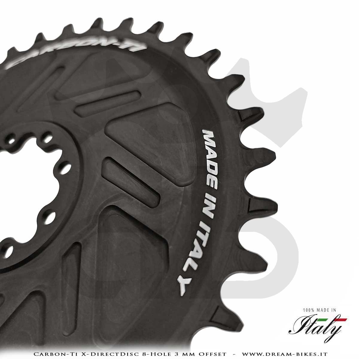 Carbon-Ti X-DirectDisc 8-Hole 3 mm Offset Corona Ultraleggera Direct Mount Per Sram Eagle XX SL, XX, XO, GX da 58 gr.