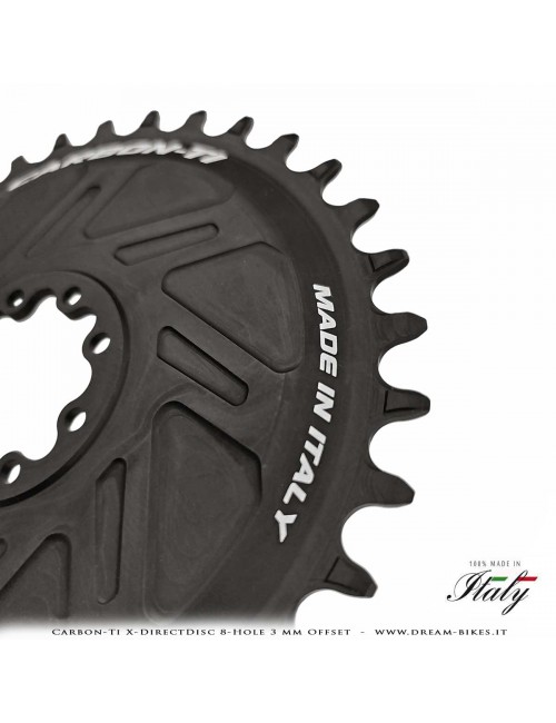 Carbon-Ti X-DirectDisc 8-Hole 3 mm Offset Corona Ultraleggera Direct Mount Per Sram Eagle XX SL, XX, XO, GX da 58 gr.