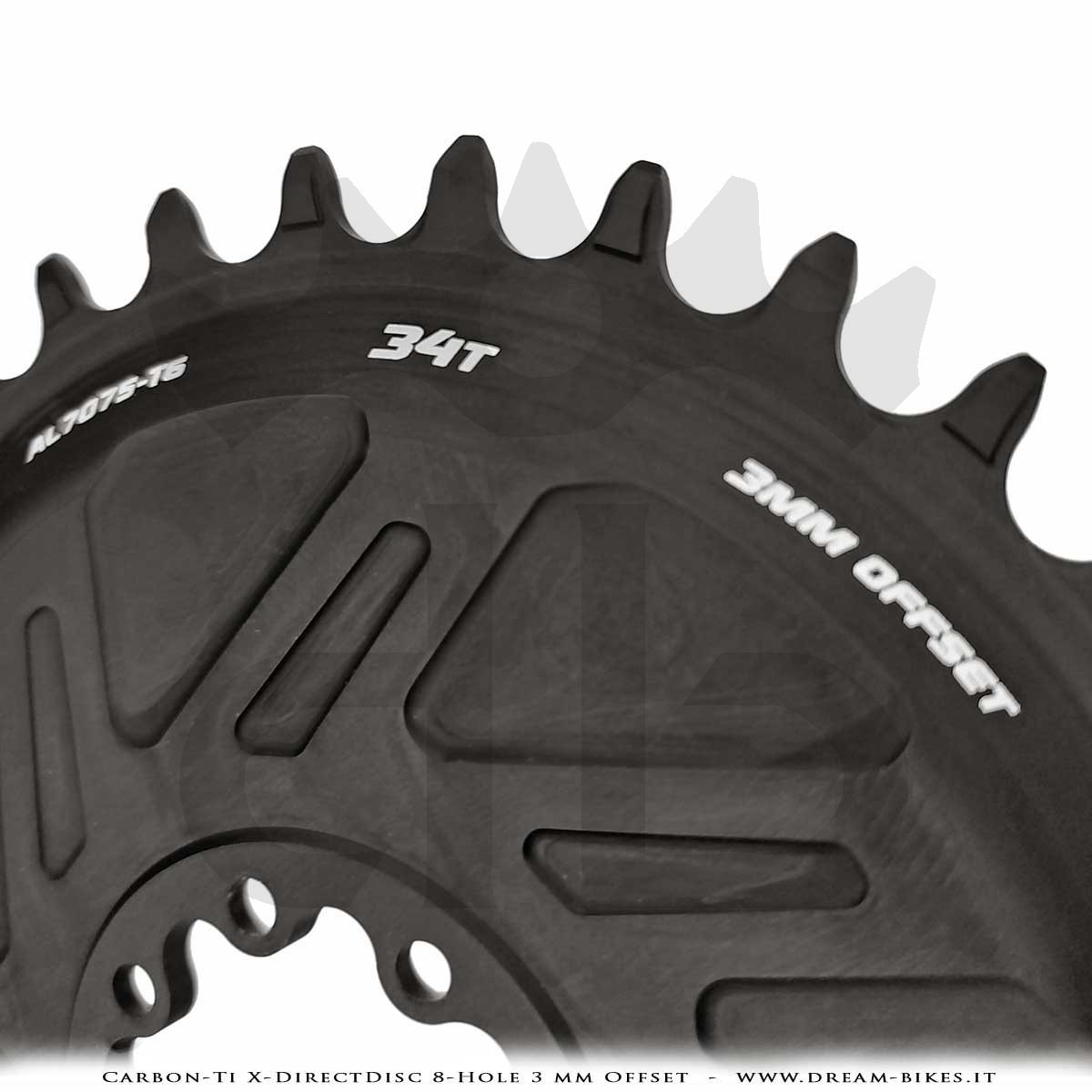 Carbon-Ti X-DirectDisc 8-Hole 3 mm Offset Corona Ultraleggera Direct Mount Per Sram Eagle XX SL, XX, XO, GX da 58 gr.