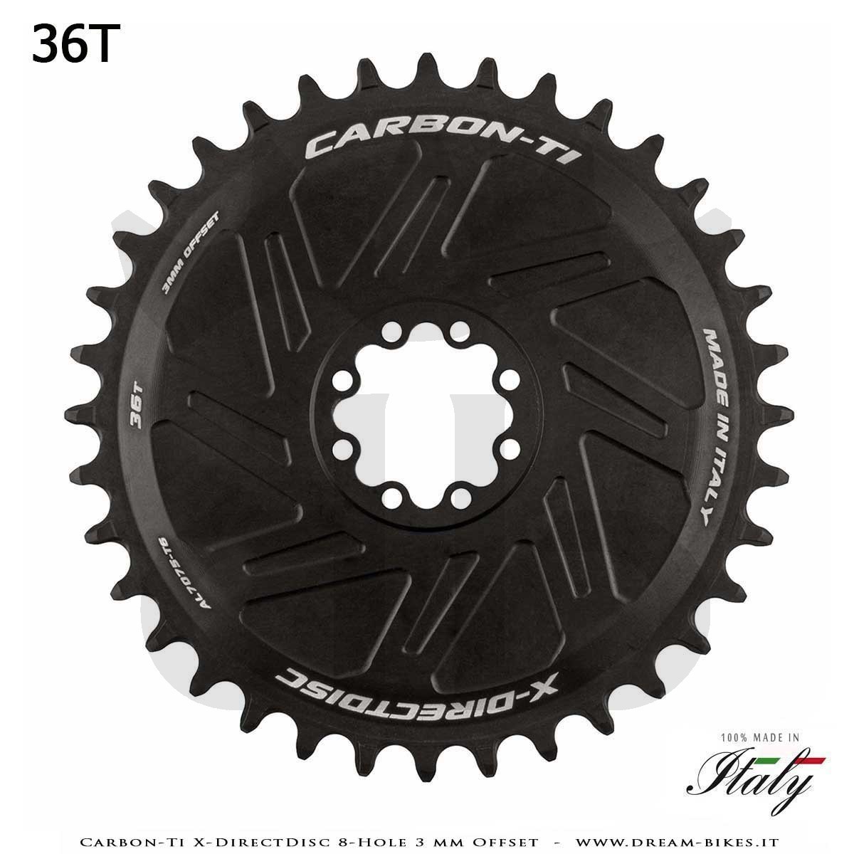 Carbon-Ti X-DirectDisc 8-Hole 3 mm Offset Corona Ultraleggera Direct Mount Per Sram Eagle XX SL, XX, XO, GX da 58 gr.