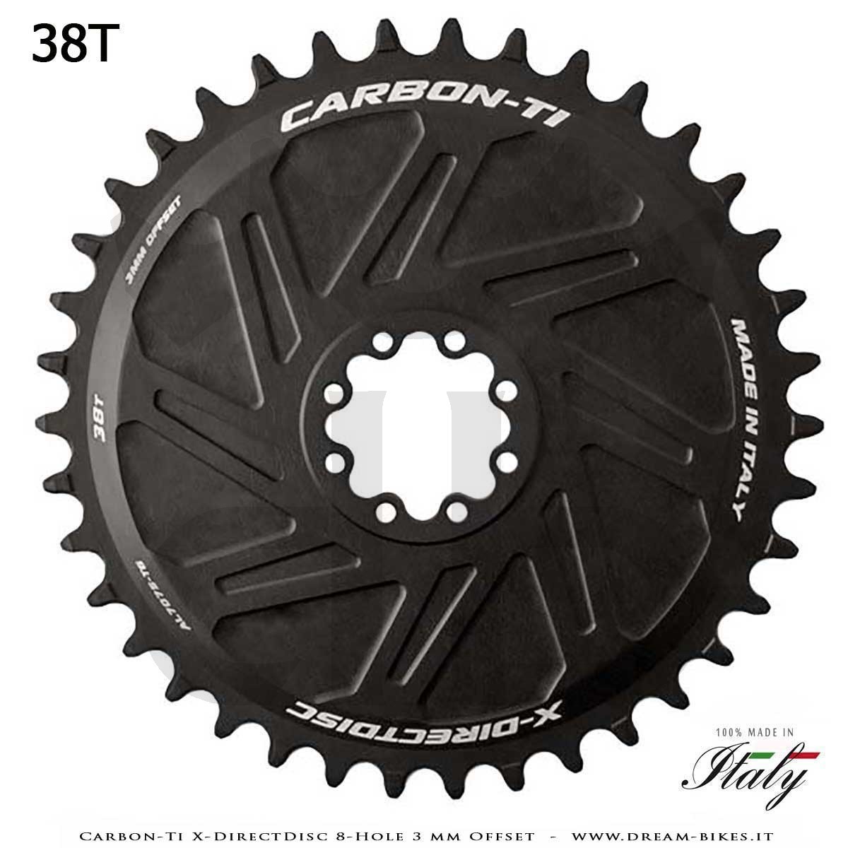 Carbon-Ti X-DirectDisc 8-Hole 3 mm Offset Corona Ultraleggera Direct Mount Per Sram Eagle XX SL, XX, XO, GX da 58 gr.