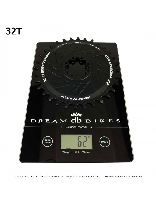 Carbon-Ti X-DirectDisc 8-Hole 3 mm Offset Corona Ultraleggera Direct Mount Per Sram Eagle XX SL, XX, XO, GX da 58 gr.
