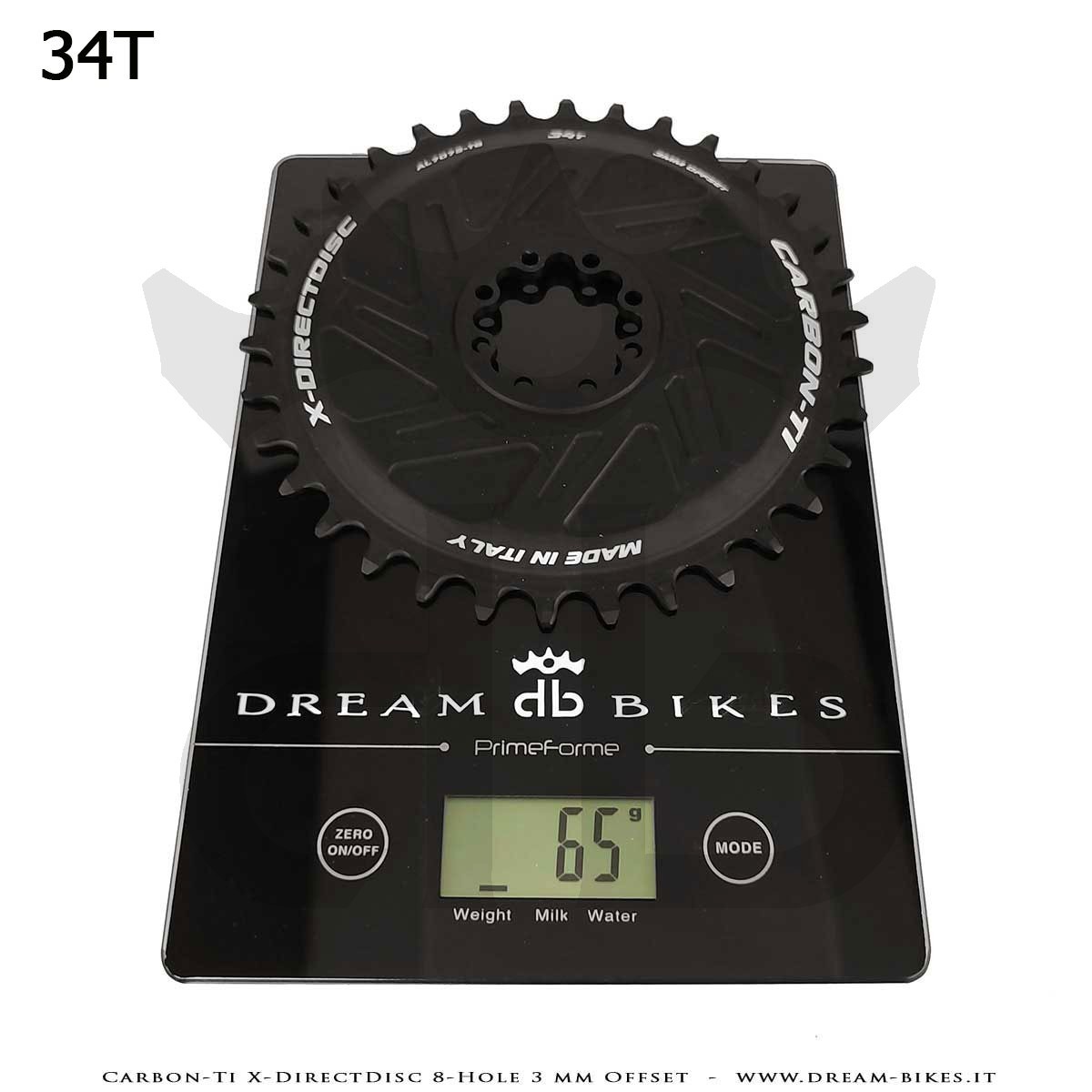 Carbon-Ti X-DirectDisc 8-Hole 3 mm Offset Corona Ultraleggera Direct Mount Per Sram Eagle XX SL, XX, XO, GX da 58 gr.