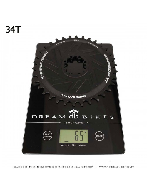 Carbon-Ti X-DirectDisc 8-Hole 3 mm Offset Corona Ultraleggera Direct Mount Per Sram Eagle XX SL, XX, XO, GX da 58 gr.