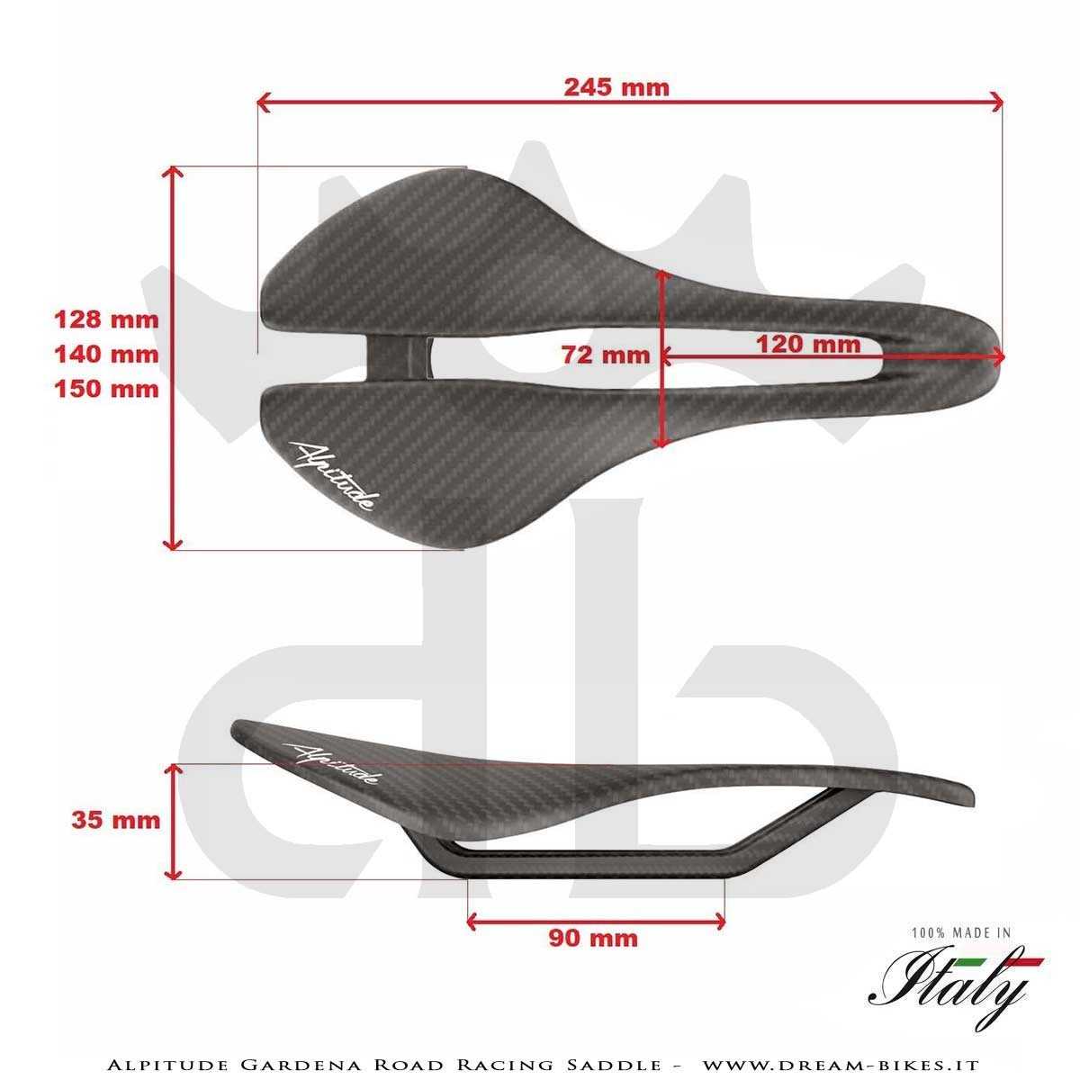 Alpitude Gardena Ultralight Full Carbon Saddle From 69 gr.