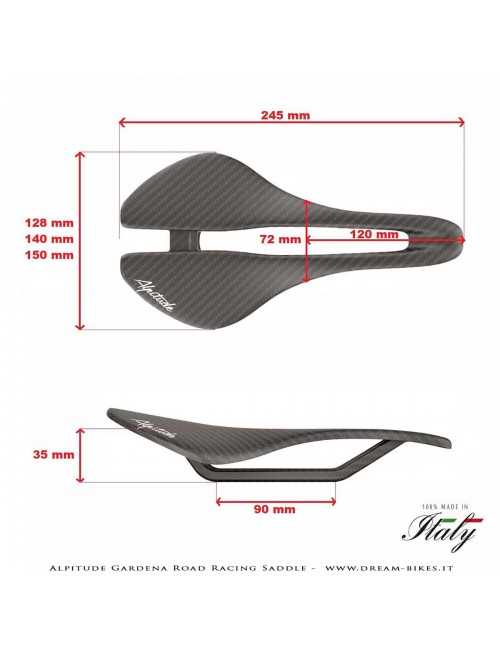 Alpitude Gardena Ultralight Full Carbon Saddle From 69 gr.