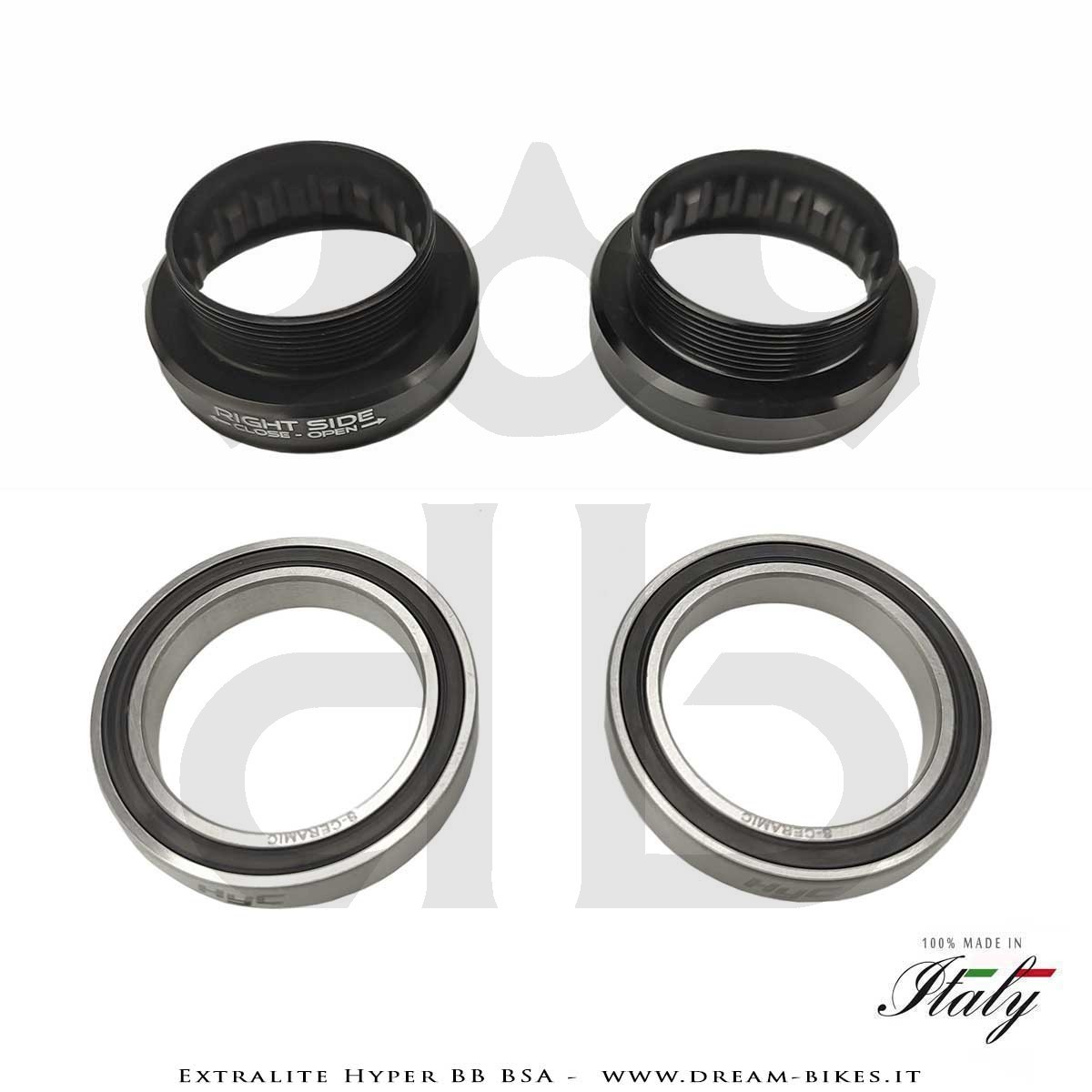 Extralite Hyper BB BSA MTB/Road Racing Bottom Bracket From 65 gr.