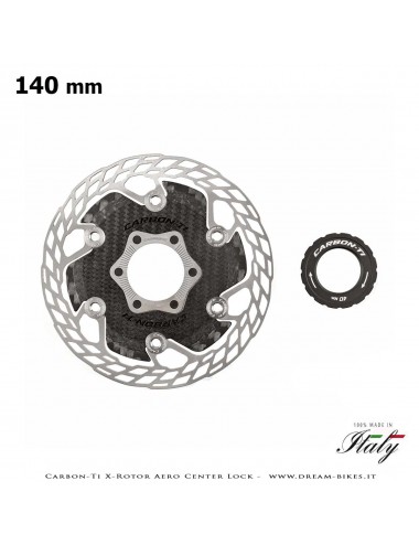 Carbon-Ti X-Rotor Aero Center Lock Disco Freno Aerodinamico