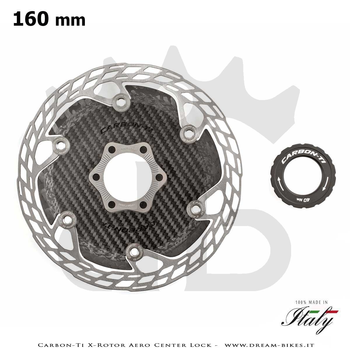Carbon-Ti X-Rotor Aero Center Lock Aerodynamic Disc Brake Rotor