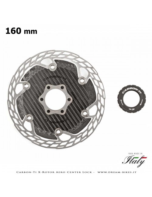 Carbon-Ti X-Rotor Aero Center Lock Disco Freno Aerodinamico