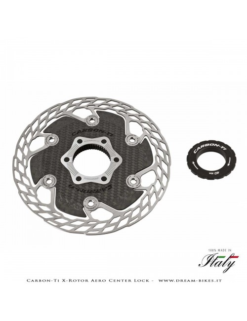 Carbon-Ti X-Rotor Aero Center Lock Disco Freno Aerodinamico