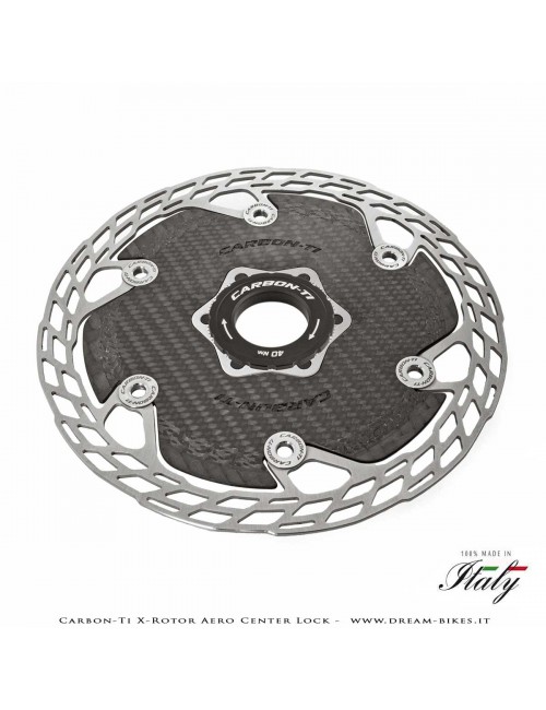 Carbon-Ti X-Rotor Aero Center Lock Disco Freno Aerodinamico