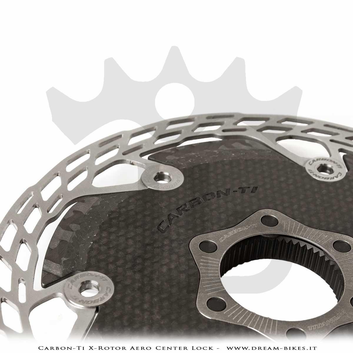 Carbon-Ti X-Rotor Aero Center Lock Aerodynamic Disc Brake Rotor