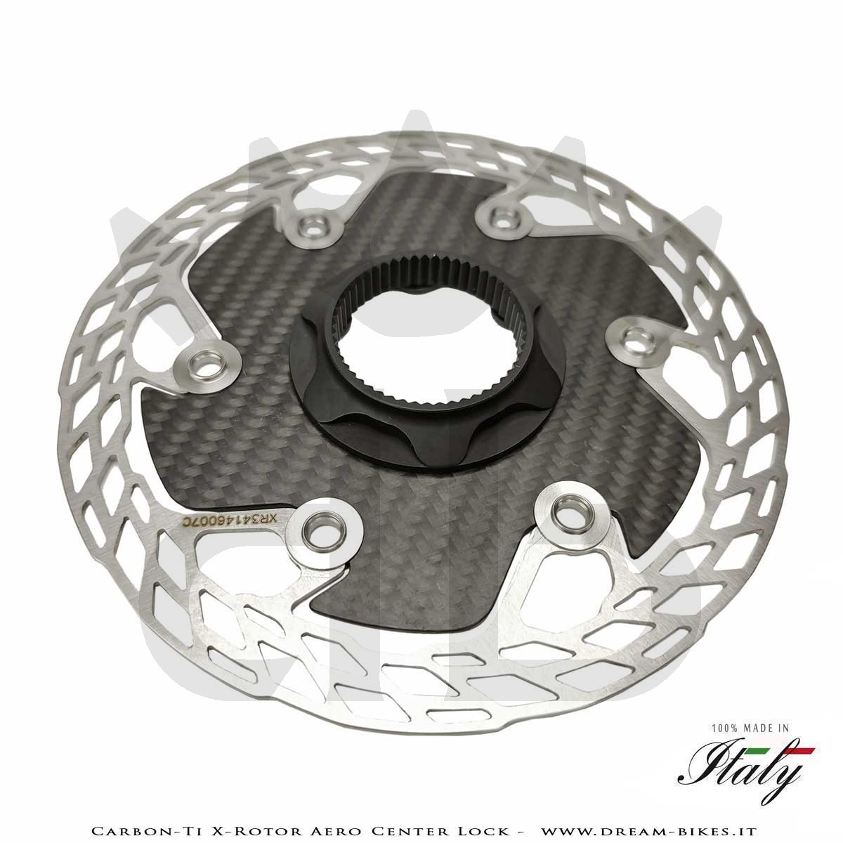 Carbon-Ti X-Rotor Aero Center Lock Disco Freno Aerodinamico