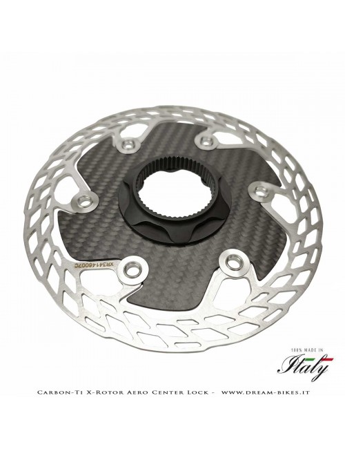 Carbon-Ti X-Rotor Aero Center Lock Aerodynamic Disc Brake Rotor