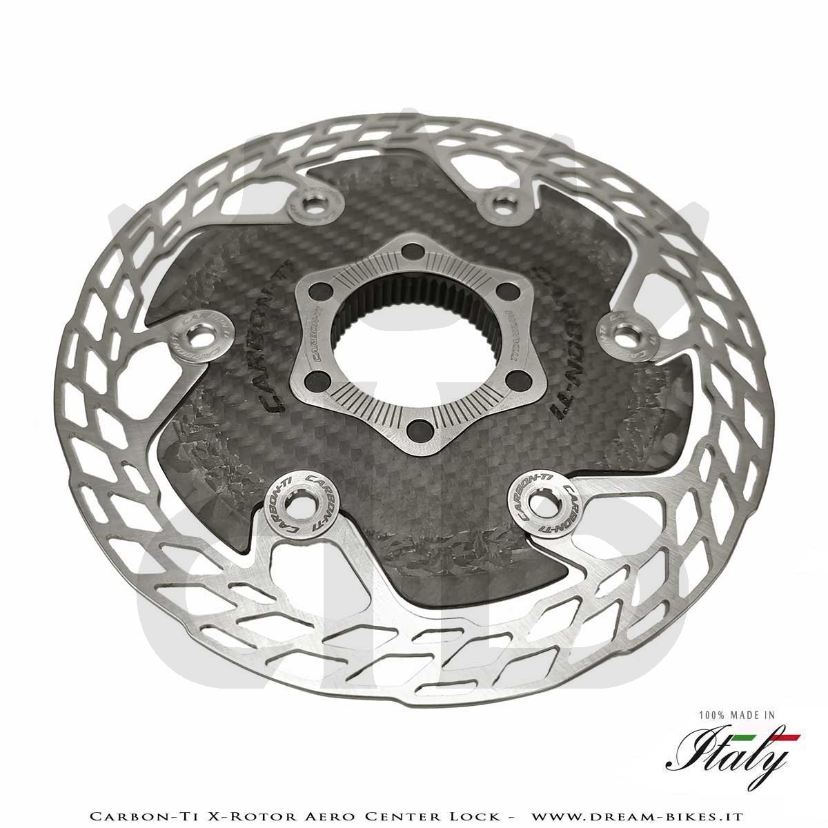 Carbon-Ti X-Rotor Aero Center Lock Disco Freno Aerodinamico