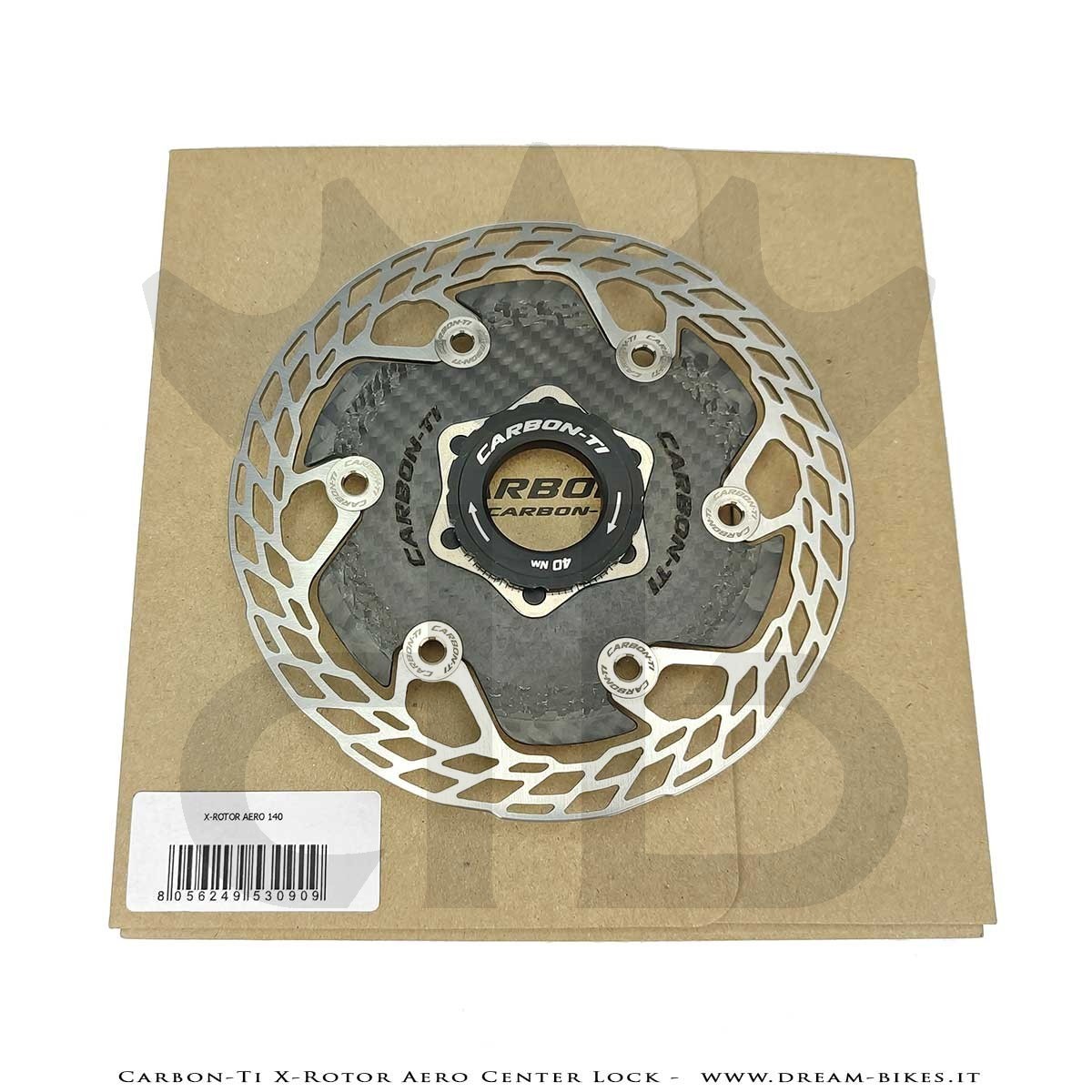 Carbon-Ti X-Rotor Aero Center Lock Disco Freno Aerodinamico