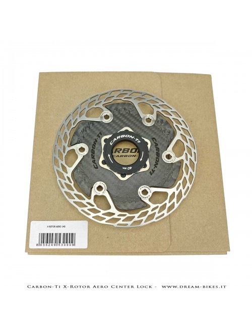 Carbon-Ti X-Rotor Aero Center Lock Disco Freno Aerodinamico