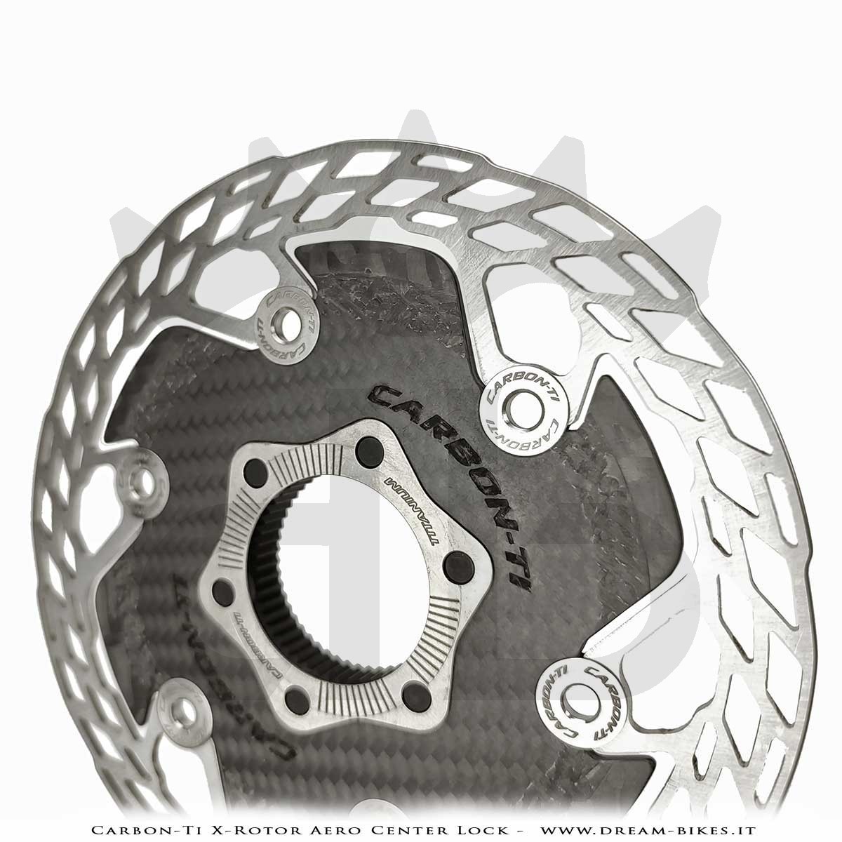 Carbon-Ti X-Rotor Aero Center Lock Aerodynamic Disc Brake Rotor
