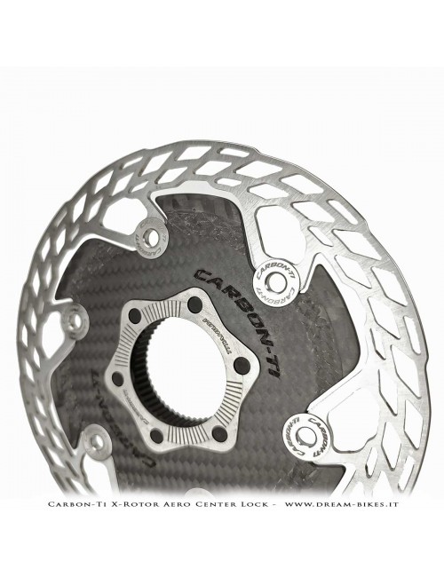 Carbon-Ti X-Rotor Aero Center Lock Disco Freno Aerodinamico