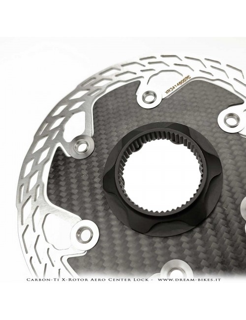 Carbon-Ti X-Rotor Aero Center Lock Disco Freno Aerodinamico